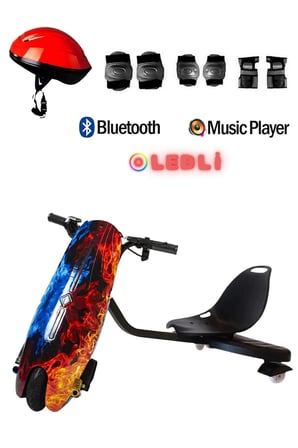 Citymate Drift Car Elektrikli Kaykay Bluetooth Dirift Kar Hoverboard Scooter + Koruma Ekipmanı D10