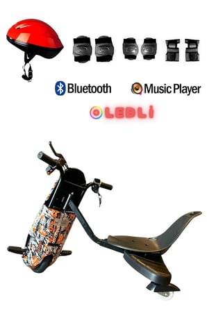 Citymate Drift Car Elektrikli Kaykay Bluetooth Dirift Kar Hoverboard Scooter + Koruma Ekipmanı D25