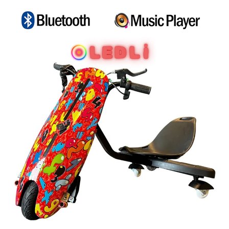 Citymate Drift Car Elektrikli Kaykay Bluetooth Dirift Kar Hoverboard Scooter + Koruma Ekipmanı D28