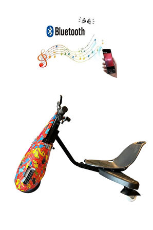 Citymate Drift Car Elektrikli Kaykay Bluetooth Dirift Kar Hoverboard Scooter Ledli Bluetoothlu D28