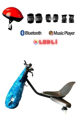 Citymate Drift Car Elektrikli Kaykay Bluetooth Dirift Kar Hoverboard Scooter + Koruma Ekipmanı D29