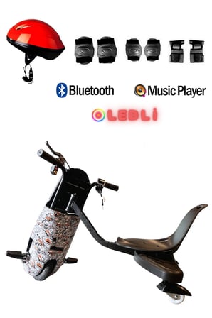 Citymate Drift Car Elektrikli Kaykay Bluetooth Dirift Kar Hoverboard Scooter + Koruma Ekipmanı D30