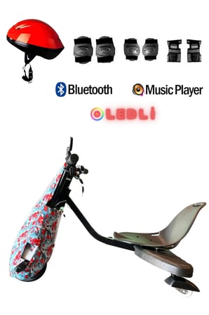 Citymate Drift Car Elektrikli Kaykay Bluetooth Dirift Kar Hoverboard Scooter + Koruma Ekipmanı D31