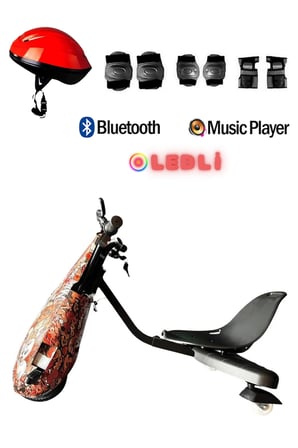 Citymate Drift Car Elektrikli Kaykay Bluetooth Dirift Kar Hoverboard Scooter + Koruma Ekipmanı D34