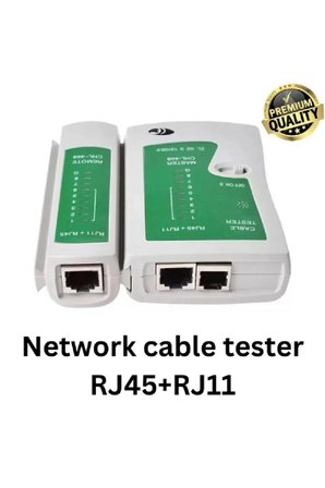 Krone Bıçağı + 100 Adet Yeni Nesil Delikli Jak + 100 Adet Cover Kılıf + Rj45 Rj11 Test Cihazı 4 in 1