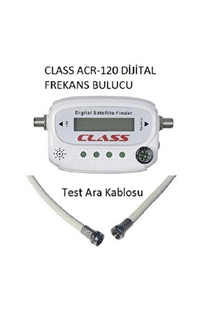 Class Acr120 Satfinder Lcd Ekran Pusulalı Dijital Uydu Bulucu Frekans Ayarlama Kanal Bulma Cihazı