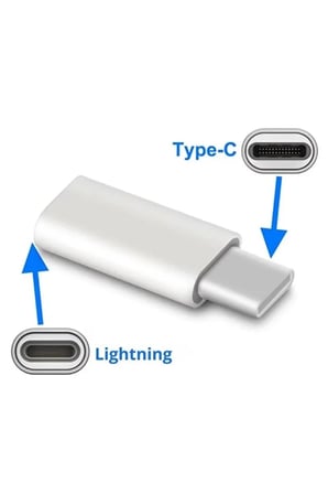 10 Adet Lightning soketi USB-C Adaptör, USB-C fiş, Lightning soketi adaptörü, Lightning iPhone 15/15 Pro Max/15 Plus, iPad Pro/Air ile uyumlu Çevirici Dönüştürücü Adaptör