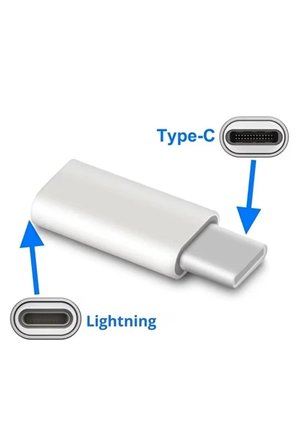 2 Adet Lightning soketi USB-C Adaptör, USB-C fiş, Lightning soketi adaptörü, Lightning iPhone 15/15 Pro Max/15 Plus, iPad Pro/Air ile uyumlu Çevirici Dönüştürücü Adaptör