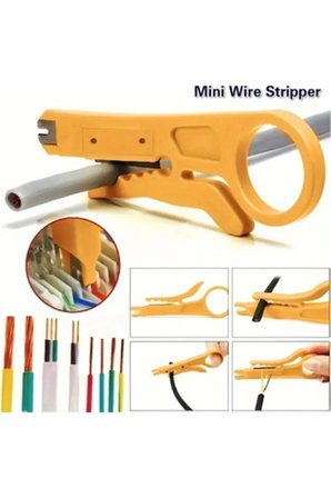 4'Lü Set Rj45 Cat5/6 Jak Pensesi + Rj45/Rj11 Test Cihazı + 100 Adet Cat5/6 Jak + Kablo Soyucu Seti