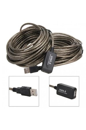 10 Metre 10mt Usb Aktif Erkek/Dişi High Speed Kablo Chipli Model Ara USB Uzatma Kablosu Extension Kablo Güçlendirilmiş USB Uzatma Erkek/Kadın USB Ara Kablosu