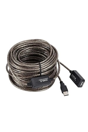 10 Metre 10mt Usb Aktif Erkek/Dişi High Speed Kablo Chipli Model Ara USB Uzatma Kablosu Extension Kablo Güçlendirilmiş USB Uzatma Erkek/Kadın USB Ara Kablosu