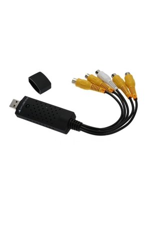 EasyCAP Capture Kamera Uydu TV den PC Kayıt Kartı 4 Kanal Ses Dönüştürücü Kayıt Kablosu Usb Dvr 4ch