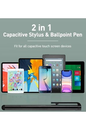 Universal Stylus Kalem Ios Android Windows Akıllı Tahta Uyumlu Dokunmatik Ekran Kalemi Anında Kullanıma Hazır Tak & Kullan