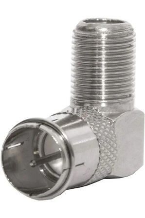 2 Adet F Konnektör L Fiş Quick Geçişli L Tip 90 Derece F Hızlandırıcı 90 Derece Anten Başlığı Quick Fiş Için F Connektör 2 Tane Rg6 Rg5 Geçmeli Adaptör