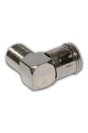 2 Adet F Konnektör L Fiş Quick Geçişli L Tip 90 Derece F Hızlandırıcı 90 Derece Anten Başlığı Quick Fiş Için F Connektör 2 Tane Rg6 Rg5 Geçmeli Adaptör