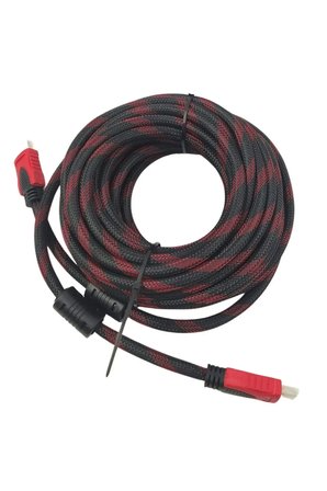 10 Metre 10mt HDMI 1.4 Örgülü Kablo Sargılı HDTV HDMI Kablo 1080p Hdmı Uyumlu Hdmı Dijital Kablo Tv Bilgisayar Yüksek Hızlı 10m Hd Kablo