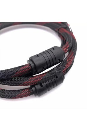 10 Metre 10mt HDMI 1.4 Örgülü Kablo Sargılı HDTV HDMI Kablo 1080p Hdmı Uyumlu Hdmı Dijital Kablo Tv Bilgisayar Yüksek Hızlı 10m Hd Kablo