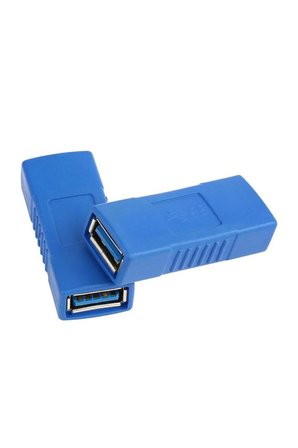 USB 3.0 Dişi - Dişi Uzatma Adaptörü Yüksek Hızlı Usb Kablo Birleştirici Uzatıcı Adaptör Güncel Sürümlü Speed Usb Ara Aparat 1 Adet