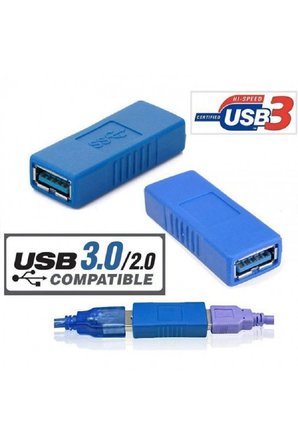 Usb Dişi Dişi 3.0 Ara Uzatma Birleştirme Kablo Aparatı Yeni Yüksek Hızlı Sürüm Kablo Uzatıcı Adaptör 5 Gbps'ye kadar USB 3.0 hız 1 Adet