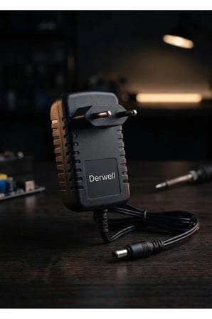Yeni 2026 2in1 Set Güç Adaptörü 7 Port Usb Çoklayıcı 5 Volt - 2 Amper 3.5*1.35 Mm Uçlu Plastik Kasa Priz Tipi Adaptör (Android Box ) /7 Port USB Çoklayıcı 2.0 Hub Anahtarlı Aç/kapa Düğmeli Işıklı