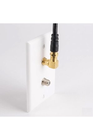 10'lu Paket L Tipi F Konnektör 90 Derece Dirsek Adaptör - TV Uydu Sistemleri İçin Altın Kaplama Metal Dişi Erkek Anten Kablosu Bağlantı Aparatı, Dayanıklı Kesintisiz Sinyal Aktarıcı