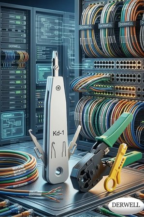 RJ45 RJ11 Rj9 Cat5 Cat6 Sıkma Çakma Pensesi - Krone Bıçağı Krone Reglet Pense Rj45 Telefon Tel Kablo Punch Ağ Kiti Yeşil Ethernet İnternet Jak SIkma Pensesi Yeşil Uzun Eski Nesil (KepKep Hediyemizdir)