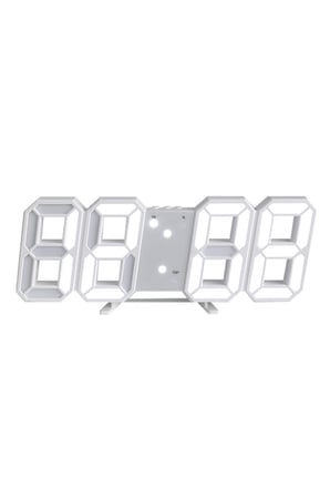 Dekoratif Dijital Led Masa Duvar Saati 3d Dijital Saat Çalar Saat LED Elektronik Saat
