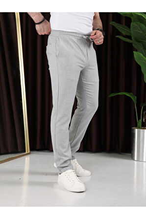 Duble Paça Likralı Jogger Pantolon
