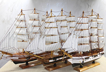 Ahşap Yelken Gemi Model 3