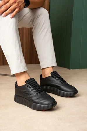 CH2631 - Easy Walk Erkek Ayakkabı DOLARA SIYAH