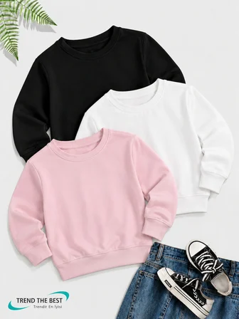 Kışlık Kız, Erkek, Yetişkin Unisex Siyah, Pembe, Beyaz 3'lü Sweatshirt Takımlar
