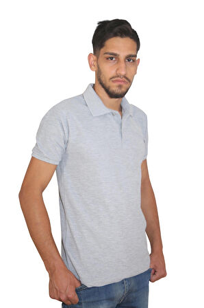 Erkek Polo Yaka Penye %100 Pamuklu  Tişört