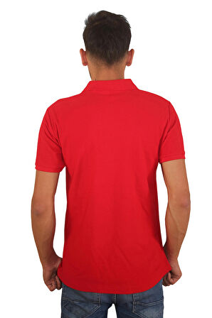 Erkek Polo Yaka Penye %100 Pamuklu  Tişört