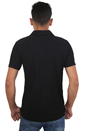 Erkek Polo Yaka Penye %100 Pamuklu  Tişört