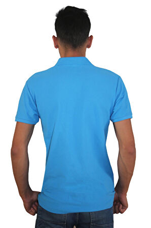 Erkek Polo Yaka Penye %100 Pamuklu  Tişört