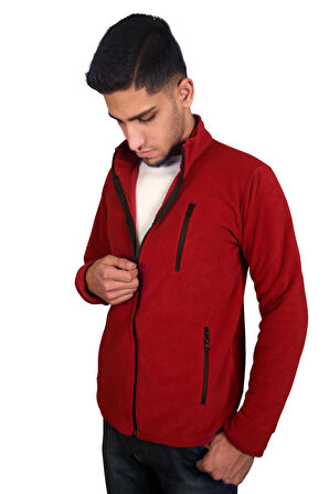 Erkek Pro-Zip Polar Ceket - 3 Fermuarlı Cepli - İş & Outdoor & Günlük