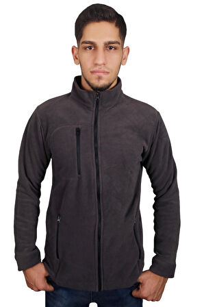 Erkek Pro-Zip Polar Ceket - 3 Fermuarlı Cepli - İş & Outdoor & Günlük