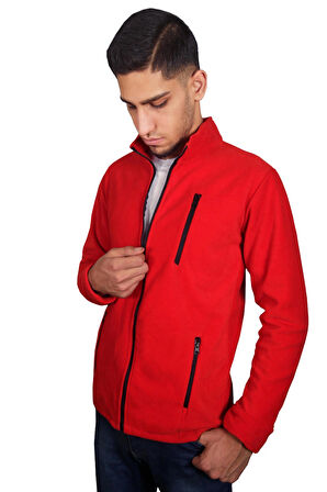 Erkek Pro-Zip Polar Ceket - 3 Fermuarlı Cepli - İş & Outdoor & Günlük
