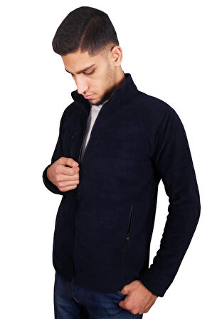 Erkek Pro-Zip Polar Ceket - 3 Fermuarlı Cepli - İş & Outdoor & Günlük