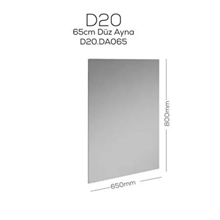 Creavit D20 Düz Ayna