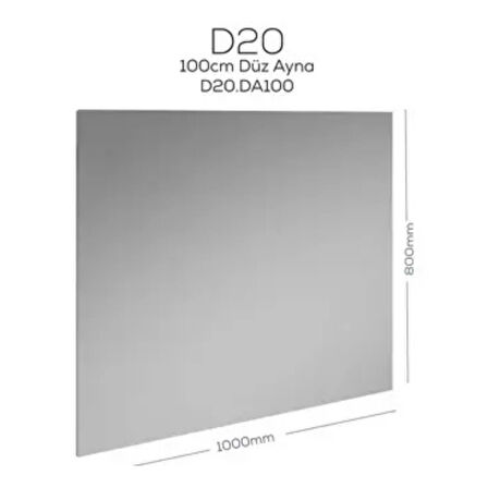 Creavit D20 Düz Ayna