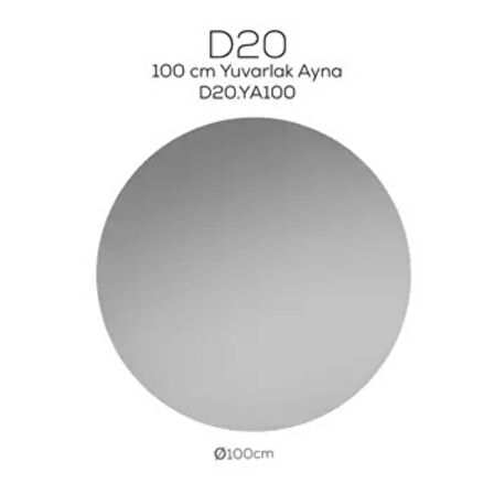 Creavit D20 Yuvarlak Ayna