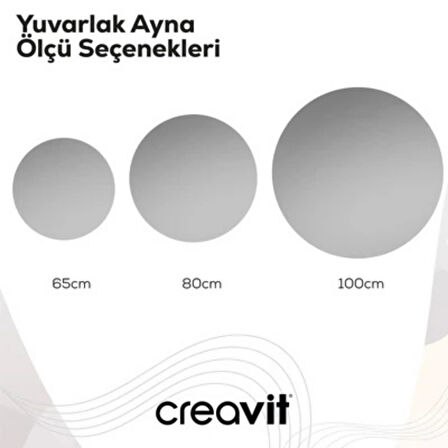 Creavit D20 Yuvarlak Ayna