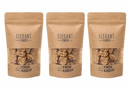 ELEGANT Fındık Krokan 250 g x 3 paket