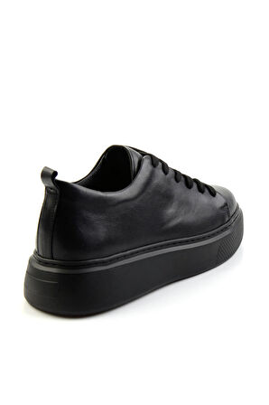 Siyah Leather Erkek Sneaker E01011032503