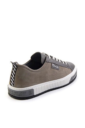 Gri Leather Erkek Sneaker E01018033543