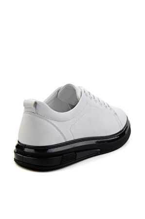 Beyaz Leather Erkek Casual Ayakkabı E01018033343