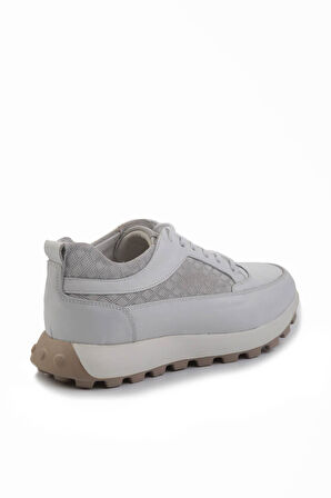 Beyaz Leather Erkek Sneaker E01034222403