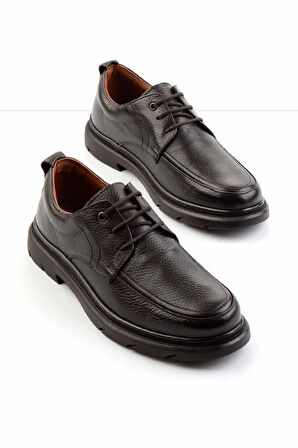 Kahve Leather Erkek Klasik Ayakkabı E01034840240