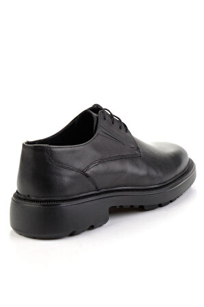 Siyah Hakiki Deri Erkek Klasik Ayakkabı E01054014903